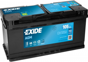 Exide Start-Stop AGM 12V 105Ah 950A EK1050