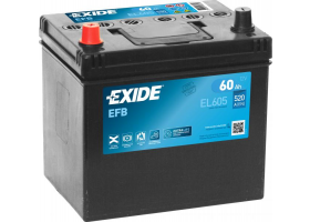 Exide Start-Stop EFB 12V 60Ah 520A EL605