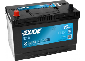 Exide Start-Stop EFB 12V 95Ah 800A EL955