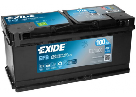 Exide Start-Stop EFB 12V 100Ah 900A EL1000