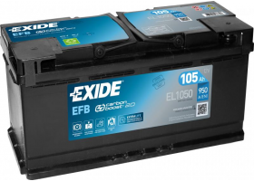 Exide Start-Stop EFB 12V 105Ah 950A EL1050