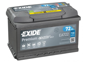 Exide Premium 12V 72Ah 720A EA722