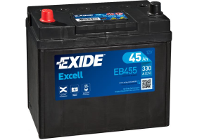 Exide Excell 12V 45Ah 300A EB455