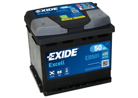 Exide Excell 12V 50Ah 450A EB501