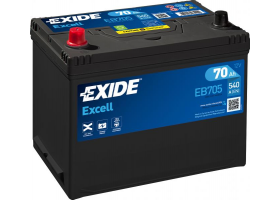 Exide Excell 12V 70Ah 540A EB705