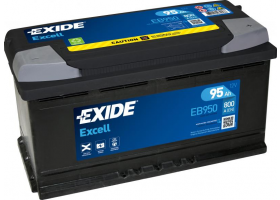 Exide Excell 12V 95Ah 800A EB950