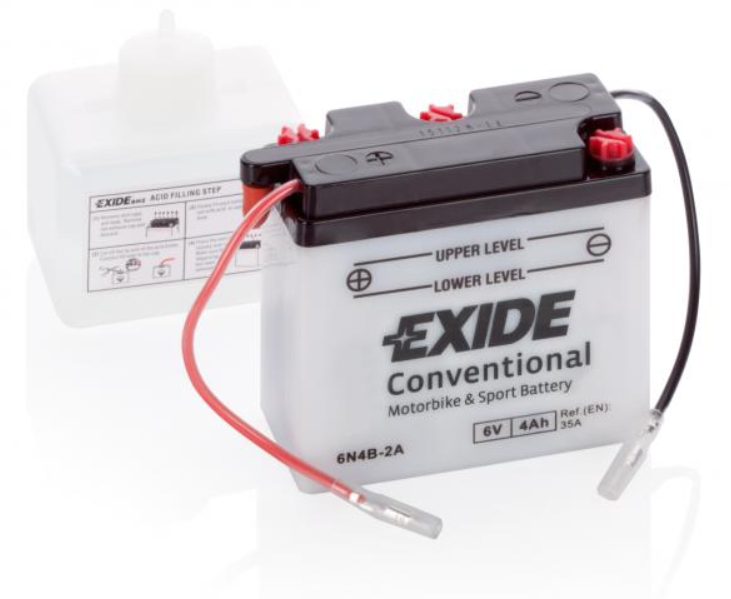 Exide Bike CONVENTIONAL 6V 4Ah 6N4B-2A