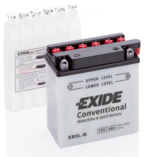 Exide Bike CONVENTIONAL 12V 5Ah EB5L-B