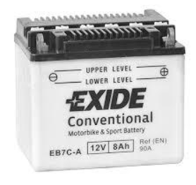 Exide Bike CONVENTIONAL 12V 8Ah EB7C-A