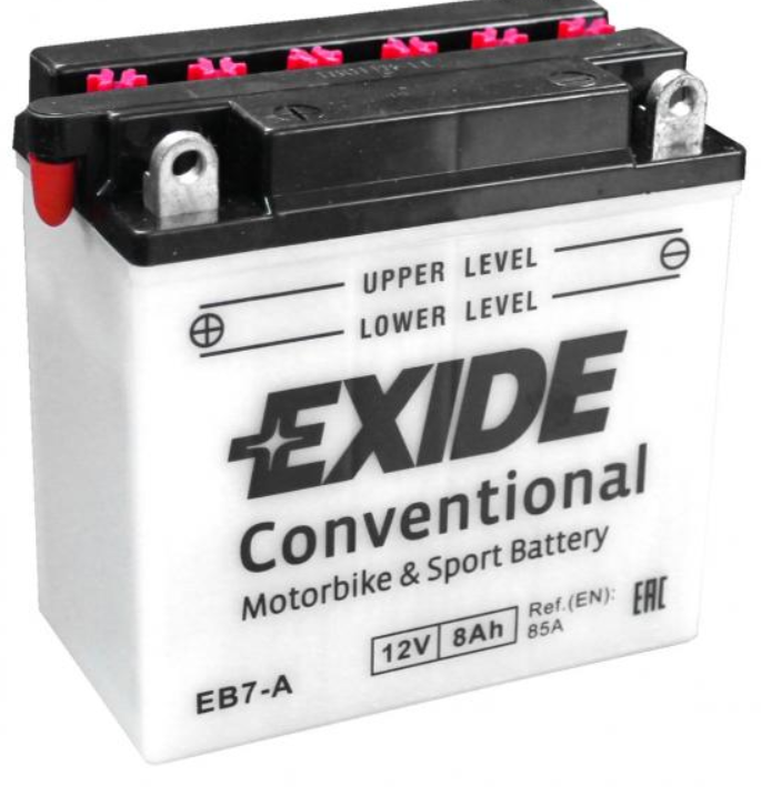 Exide Bike CONVENTIONAL 12V 8Ah EB7-A