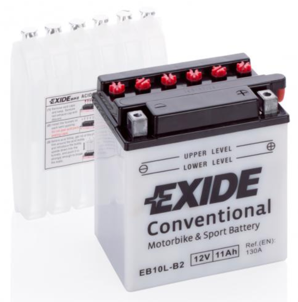 Exide Bike CONVENTIONAL 12V 11Ah EB10L-B