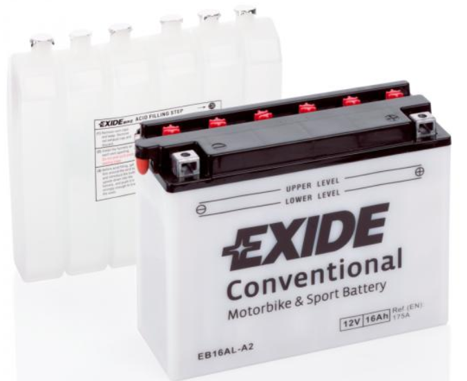 Exide Bike CONVENTIONAL 12V 16Ah EB16AL-A2