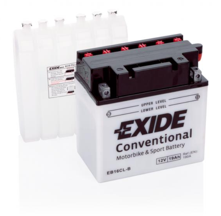 Exide Bike CONVENTIONAL 12V 19Ah EB16CL-B