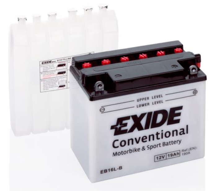 Exide Bike CONVENTIONAL 12V 19Ah EB16L-B