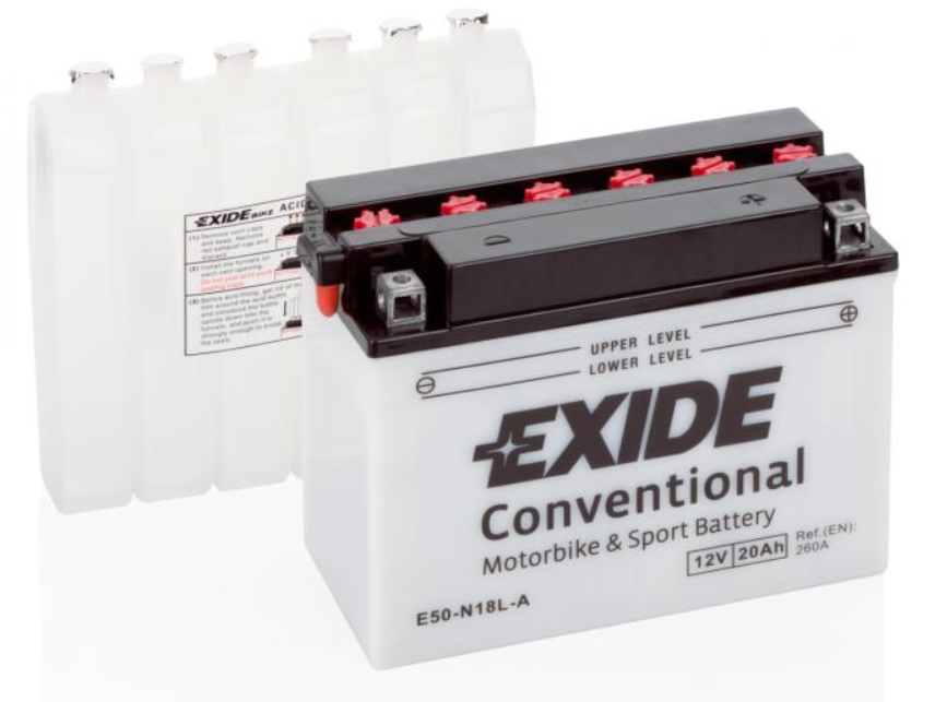 Exide Bike CONVENTIONAL 12V 20Ah E50-N18L-A