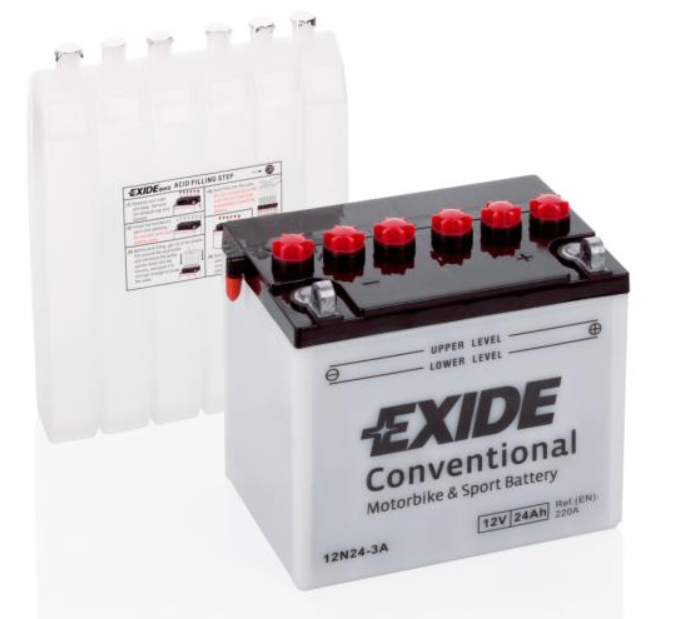 Exide Bike CONVENTIONAL 12V 24Ah 12N24-3A