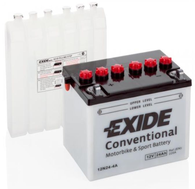 Exide Bike CONVENTIONAL 12V 24Ah 12N24-4A